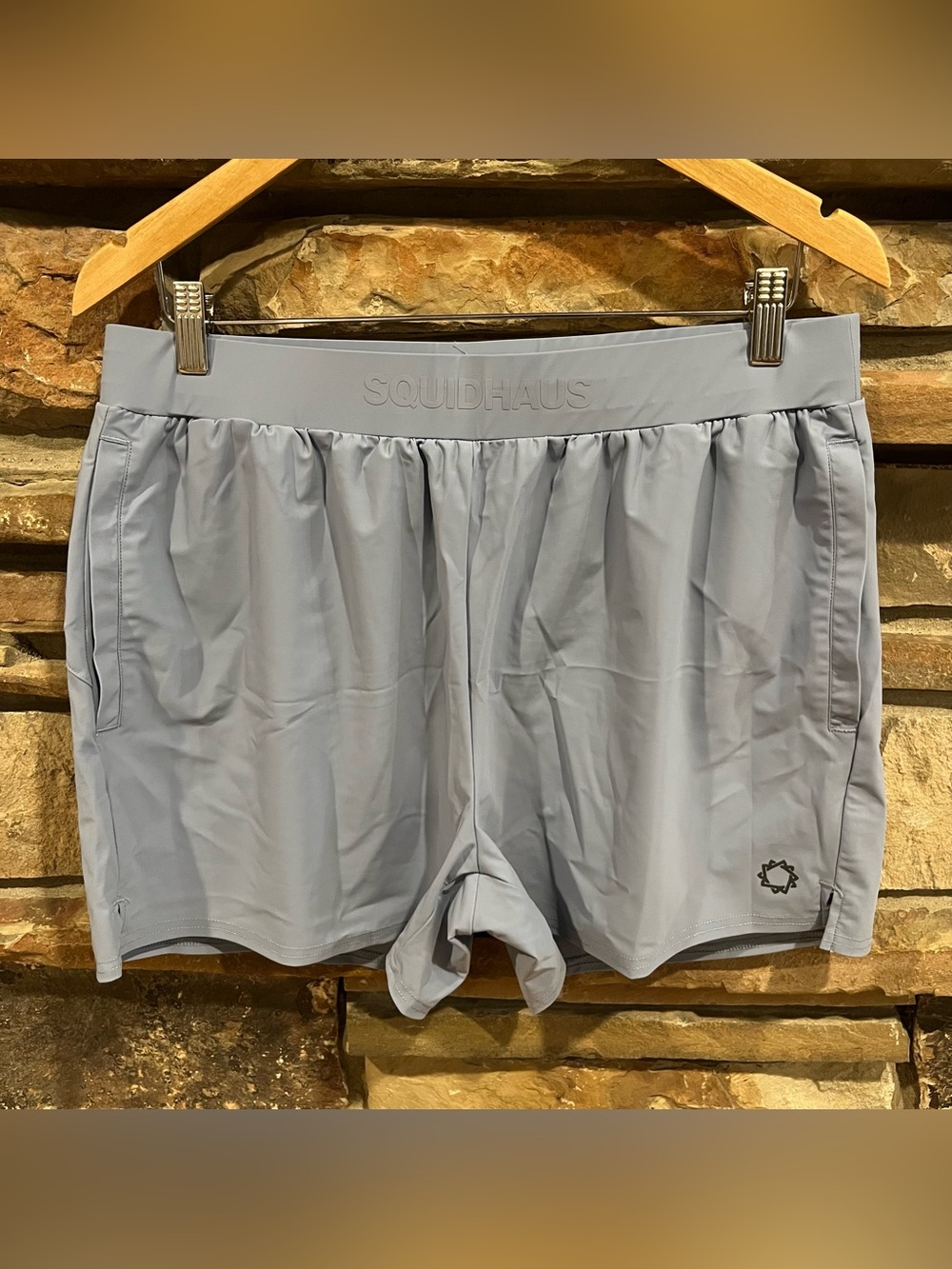 Squidhaus Dusty Blue Athletic Shorts